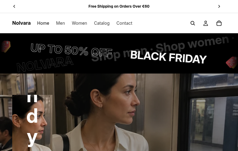 Nolvara Shop store screenshot